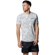 アイソチル プリント ショートスリーブTシャツ ISO-CHILL SS PRINTED 1384792 HGY(014) MDサイズ [ランニングウェア シャツ メンズ]