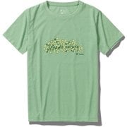 CシールドモスタッチT S/S C-SHIELD Moss Touch Tee S/S 8215409 066 ライトグリーン Lサイズ [アウトドア カットソー レディース]
