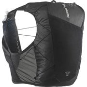 アクティブスキン12 (フラスク付) ACTIVE SKIN 12 LC2177400 BLACK / METAL XLサイズ [ランニング トレイルランニング用ザック 12L]
