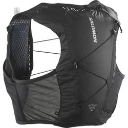 アクティブスキン 4 （フラスク付） ランニング トレイルランニング ザック 4L BLACK/METAL Lサイズ LC2178200