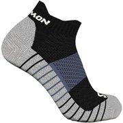 AERO ANKLE LC22565 BLACK/GRISAILLE/GHOST GRAY 16-4703 TCX Lサイズ(27-29cm) [ランニングウェア ソックス ユニセックス]