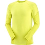 クロス ラン ロングスリーブ ティー CROSS RUN LS TEE M LC2194300 SULPHUR SPRING/CITRONELLE Sサイズ [ランニングウェア シャツ メンズ]