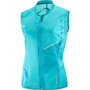 センスエアロウィンドベスト SENSE AERO WIND VEST LC2204100 PEACOCK BLUE Mサイズ [ランニングウェア ベスト レディース]