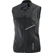 センスエアロウィンドベスト SENSE AERO WIND VEST LC2204200 DEEP BLACK Sサイズ [ランニングウェア ベスト レディース]