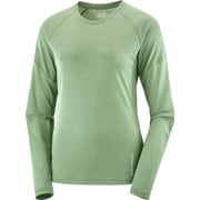 クロスランロングスリーブティー CROSS RUN L/S TEE LC2199400 LAUREL WREATH Mサイズ [ランニングウェア シャツ レディース]
