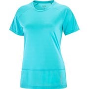 CROSS RUN SS TEE W LC2199800 PEACOCK BLUE Mサイズ [ランニングウェア シャツ レディース]