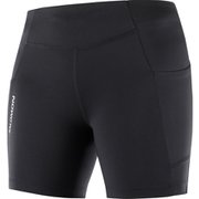 クロス ラン ショート タイツ CROSS RUN SHORT TIGHT W LC2039300 DEEP BLACK Mサイズ [ランニングウェア タイツ レディース]