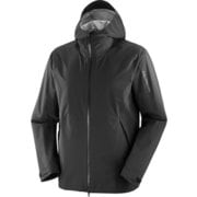 OUTERPATH 2.5L WATERPROOF JACKET M LC2211400 DEEP BLACK Mサイズ [アウトドア 防水ジャケット メンズ]