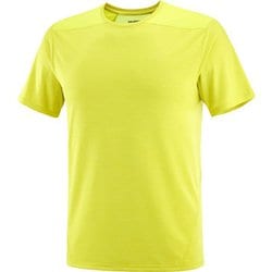 ヨドバシ.com - サロモン SALOMON アウトライン ショートスリーブ ティー OUTLINE SS TEE M LC2234600  SULPHUR SPRING/CITRONELLE Lサイズ [アウトドア カットソー メンズ] 通販【全品無料配達】