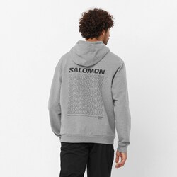 Salomon Men's LOGO PERFORMANCE Sportswear Hooded Sweatshirt