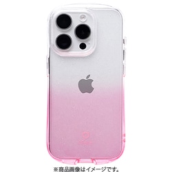 41-969533 [iPhone 15 Pro用 iFace Look in Clear Lollyケース クリア・ピーチ]
