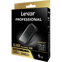 ヨドバシ.com - レキサー Lexar 外付けSSD ポータブル Professional SL600 Portable SSD 1TB USB  3.2 Gen2×2対応 LSL600X001T-RNBNJ 通販【全品無料配達】