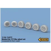 RSC144012 1/144 He219 ホイールセット （マーク1用） [プラモデル用パーツ]