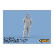 RSC144025 1/144 WW.II ハンガリー空軍パイロット 初期制服 2体入り [組立式プラスチックモデル]