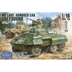 プラモデル　1/16 M8 グレイハウンド 装甲車 [TKOAHHQ-008] Amazon.com: Andy's Hobby Headquarters AHHQ008 1/16 M8