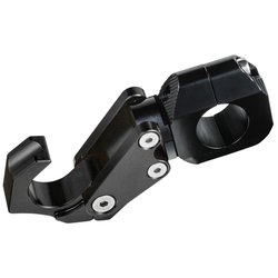 ヘルメットホルダーフック（バイクコンビニフック） ブラック 取付ハンドル径 22mm 904616
