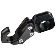 ヘルメットホルダーフック(バイクコンビニフック) ブラック 取付ハンドル径 22mm 904616