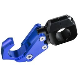ヘルメットホルダーフック（バイクコンビニフック） ブルー 取付ハンドル径 22mm 904618