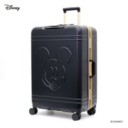 ディズニー ミッキーフレームキャリーケース 旅行日数目安:5~7泊 82L TSAロック搭載 ミッキーマウスフェイスブラック HAP1148-66 DN1