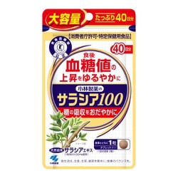 小林製薬の特定保健用食品 サラシア100 約40日分（120粒入り）