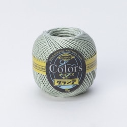 レース糸 エミーグランデ＜カラーズ＞ 10g巻 No.252 ライトグリーン