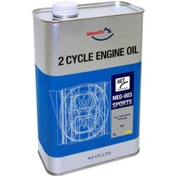 AZ バイク用 2サイクルエンジンオイル 1L FDグレード SPORTS/MEG-003 分離・混合給油兼用タイプ 全合成油/高性能合成エステル使用 EG111