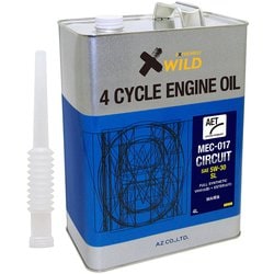 AZ バイク用 4サイクル エンジンオイル 4L サーキット 5W-30 二輪用 100％化学合成油 MEC-017 EG224