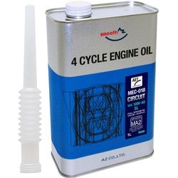 AZ バイク用 4サイクル エンジンオイル 1L サーキット 10W-40 二輪用 100％化学合成油 MEC-018 EG231