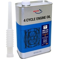 AZ バイク用 4サイクル エンジンオイル 1L サーキット 15W-50 二輪用 100％化学合成油 MEC-019 EG241
