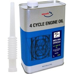 AZ バイク用 4サイクル エンジンオイル 1L オフロード 15W-60 二輪用 100％化学合成油 MES-004 EG391