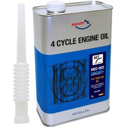 AZ バイク用 4サイクル エンジンオイル 1L サーキットプラス 10W-50 二輪用 100％化学合成油 MEC-003 EG421