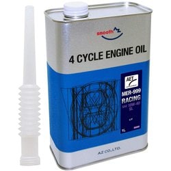 AZ バイク用 4サイクル エンジンオイル 1L レーシング 10W-40 二輪用 100％化学合成油 MER-999 EG441