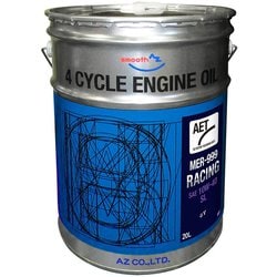 AZ バイク用 4サイクル エンジンオイル 20L レーシング 10W-40 二輪用 100％化学合成油 MER-999 EG449