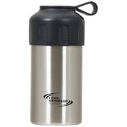 D-6781 [保冷 ペットボトル カバー ホルダー クーラー 500ml 600ml ボトル缶 390ml 兼用 ステンレス製 真空二重構造 サテン クールストレージ ボトル缶も使える]