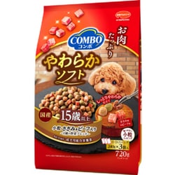 コンボ ドッグ やわらかソフト 15歳以上 小粒ささみ・ビーフ 野菜ブレンド 720g