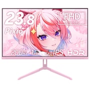 ゲーミングモニター/PX248 Wave Pastel Pink/23.8型/フルHD(1920×1080)/Fast IPSパネル/非光沢/HDR対応/200Hz/1ms(GTG)/HDMI×1 DP×1/ドット抜け交換保証 PX248WAVEK-O