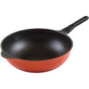 カルビック いため鍋 フライパン 32cm 軽い 大きい たっぷり調理 こびりつきにくいチタンバリアコート (ガス火専用) RA-9691