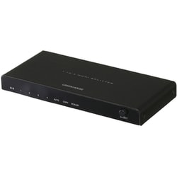 HDMIスプリッター 4K60Hz 4ポート USB給電タイプ HDCP2.2対応 ブラック GH-HSPJ4-BK