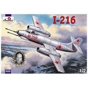 AM72237 1/72 アレクセエフI-216ジェット重戦闘機37mm砲2門搭載 [組立式プラスチックモデル]