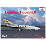 AM72245 1/72 ダッソー・ファルコン10ビジネスジェット機 [組立式プラスチックモデル]