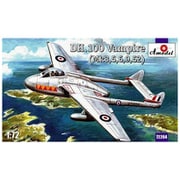 AM72264 1/72 デハビランドDH.100バンパイアMk3,5,6,9,52戦闘機 [組立式プラスチックモデル]