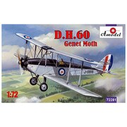 AM72281 1/72 デハビランドD.H.60ジェネット・モス単座連絡機 [組立式プラスチックモデル]