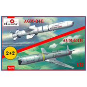 AM72375 1/72 SLAM・AGM-84E & AGM-84H対地ミサイル・各2発 [組立式プラスチックモデル]