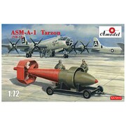 AMN72013 1/72 米・ASM-A-1ターザン5.5t誘導爆弾 [組立式プラスチックモデル]