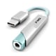 KA11 DAC内蔵 ポータブルヘッドホンアンプ USB Type-C 3.5mmヘッドホン出力 バスパワー駆動 Silver FIO-KA11TC-S