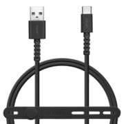 calon USB-A to Type-C 強靭ナイロンケーブル USB2.0準拠 1.0m チャコールグレー R10CAAC3A04CGRY