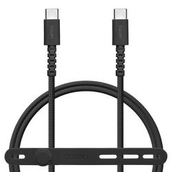 calon Type-C to Type-C 強靭ナイロンケーブル USB2.0準拠 USB PD 60W対応 1.0m チャコールグレー R10CACC3A05CGRY