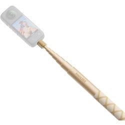 見えない自撮り棒 114cm ゴールド版 スプリングダンピング構造 軽量 コンパクト CINSBAVB