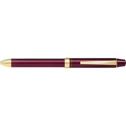 多機能筆記具 3＋1 RiDGE（スリープラスワンリッジ） 細字0.7mmボール（黒・赤・青） 0.5mmシャープ ワインレッド BTHRT5SRWR