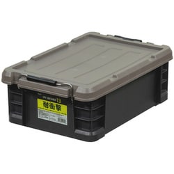 SPVコンテナ13 オリーブドラブ [収納ボックス 耐衝撃 収納ケース 幅29.5cm×奥行44.3cm×高さ15.9cm 日本製]
